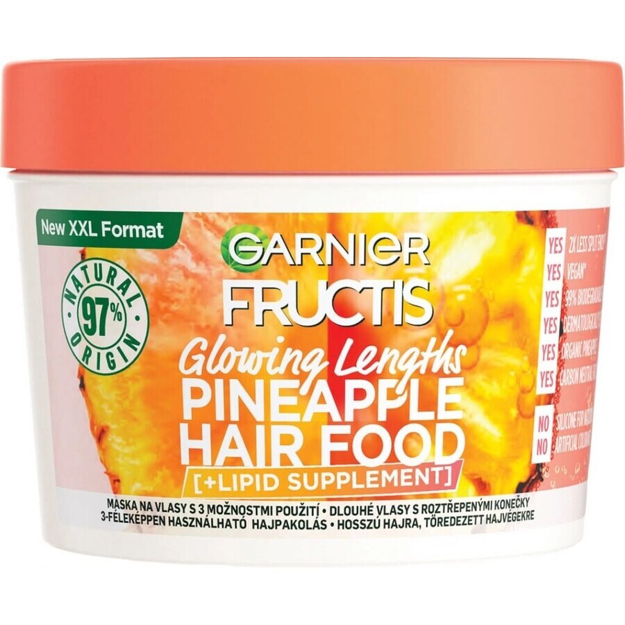 Garnier Fructis Hair Food Piña Mascarilla Capilar 3en1 400 ml 1×400 ml