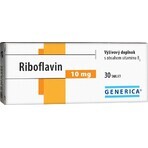 GENERICA Riboflavin 10 mg 1×30 tbl, food supplement