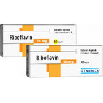 GENERICA Riboflavin 10 mg 1×30 tbl, food supplement