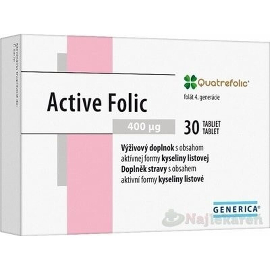 GENERICA Active Folic 1×30 tbl, food supplement