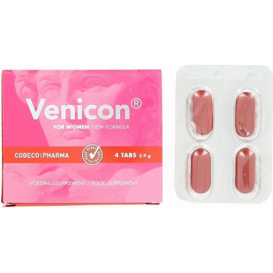 Cobeco Aphrodisiakum Tabletten Venicon Women 1×4 tbl, für Frauen