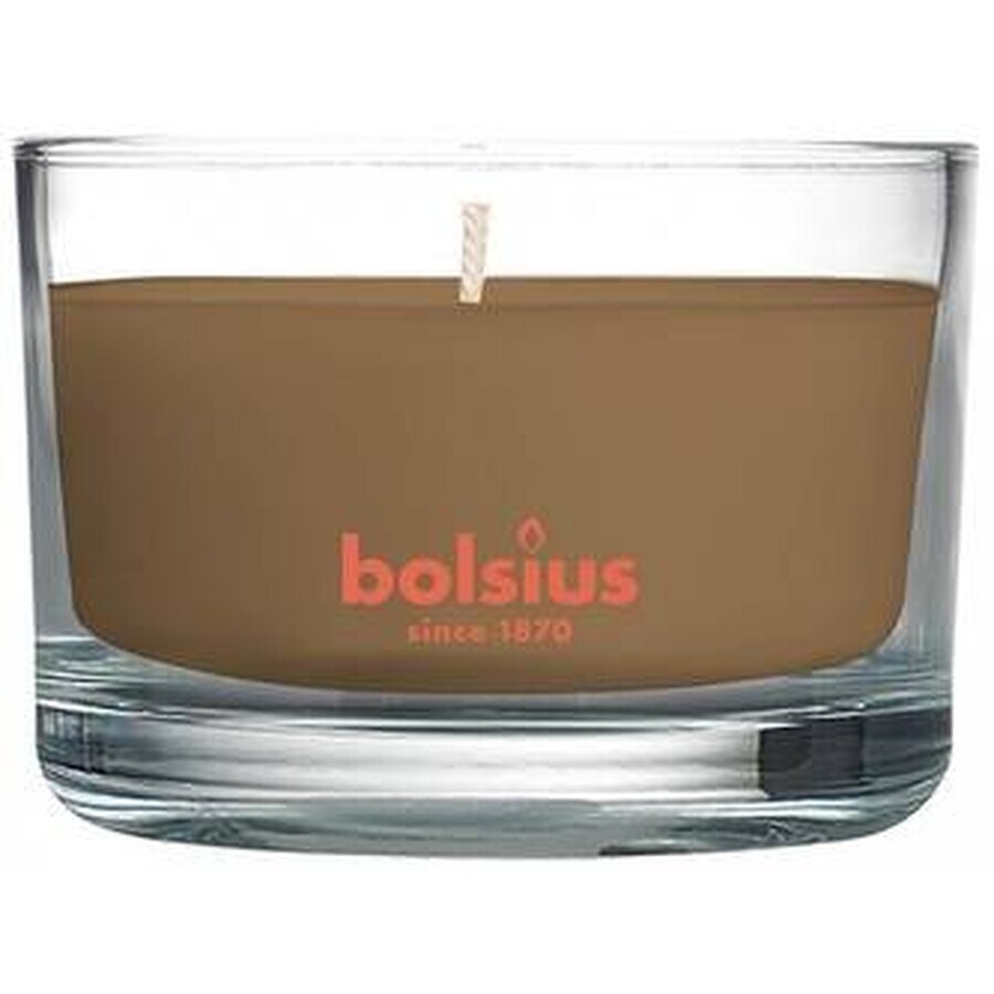 Bolsius Aromatic 2.0 Glass Apple Cinammon, scented candle 1×1 pc, size 80 x 50 mm