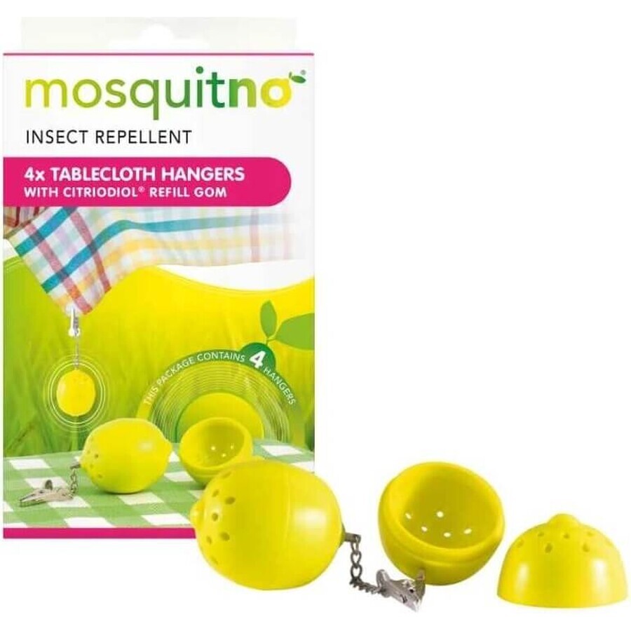 MosquitNo Citronnelle parfumée MosquitNo Citronnelle parfumée Poids de nappe 1×4 pcs, poids répulsifs