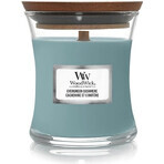 WoodWick Small Evergreen Cashmere 1×85 g, lumânare parfumată