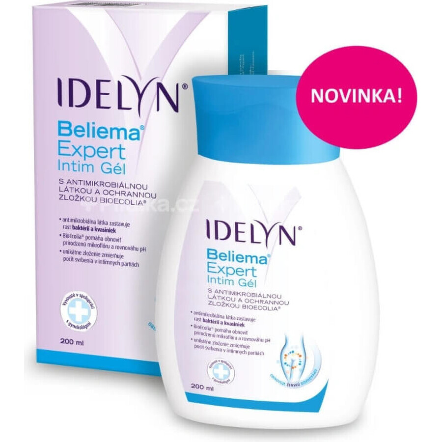 IDELYN Beliema Expert Gel Íntimo 1×200 ml, gel íntimo para mujer