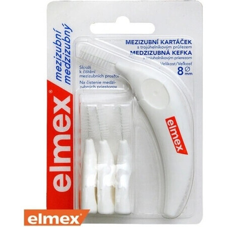 ELMEX INTERDENTAL NO.8 WHITE 1x4 Stück, Interdentalbürsten