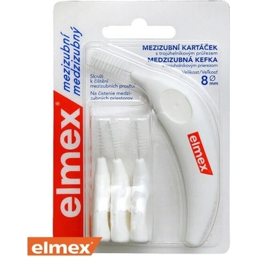 ELMEX INTERDENTAL NO.8 WHITE 1x4 Stück, Interdentalbürsten