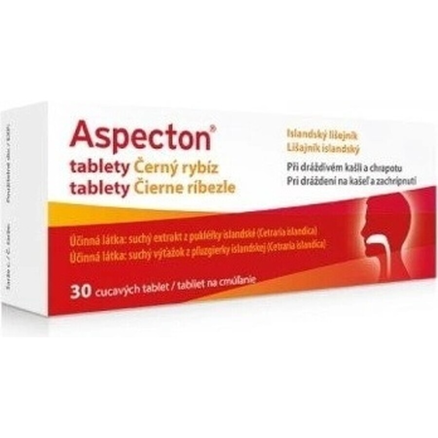 Aspecton Grosella negra comprimidos 1×30 tbl, complemento alimenticio