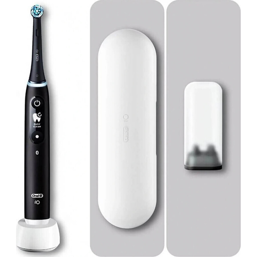 Oral B Oral B iO Series 6 Black 1×1 Electric Toothbrush, brosse à dents électrique