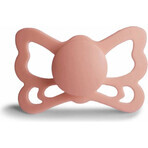 FRIGG Chupete Anatómico de Silicona Mariposa Pretty in Peach, 0-6m 1×1 ud, chupete de silicona