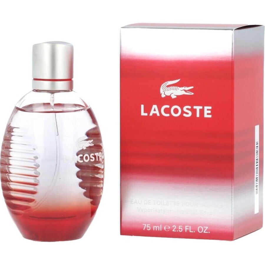 Lacoste Red Style In Play Edt 75ml 1×75 ml, Eau de Toilette