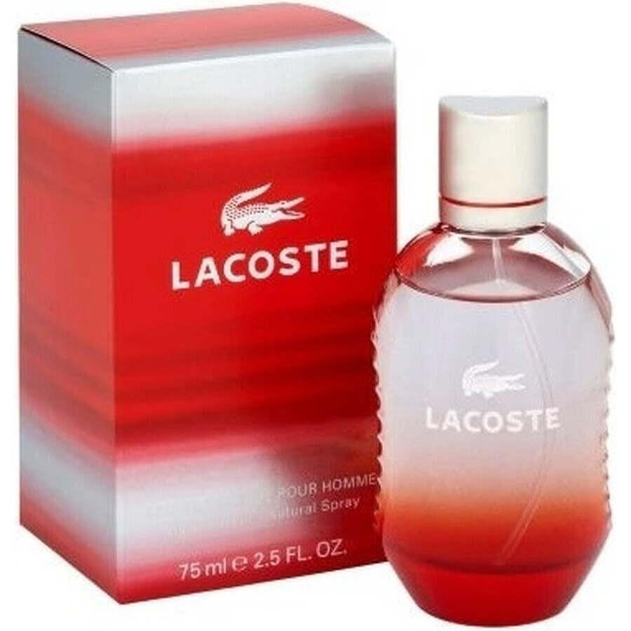 Lacoste Red Style In Play Edt 75ml 1×75 ml, Eau de Toilette