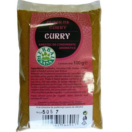 Curry-Gewürzmischung, 100 gr, Herbal Sana