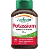 JAMIESON POTASIUM 50 mg 1×100 tbl, Kalium