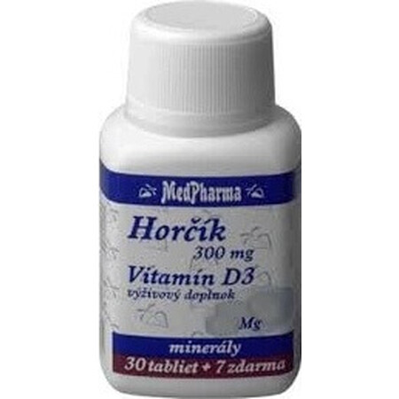 MedPharma HORCHIK 300MG+VIT. D 1×37 tbl, food supplement