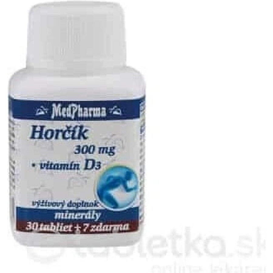 MedPharma HORCHIK 300MG+VIT. D 1×37 tbl, food supplement