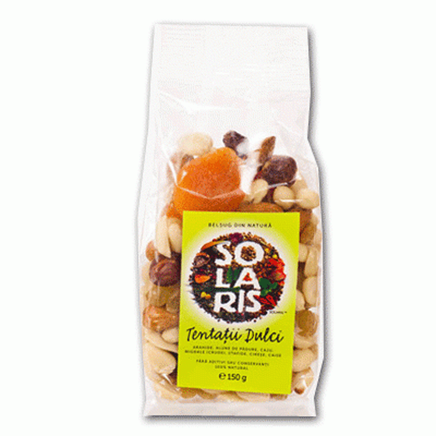 Tentatii Dulci dried fruit and nut mix, 150 g, Solaris