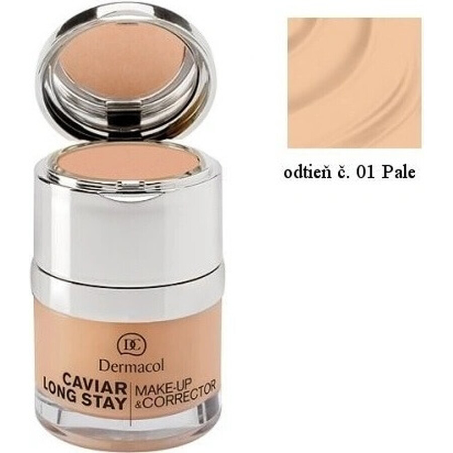 DERMACOL MAKE-UP with concealer CAVIAR FAIR 1×30 ml, makeup