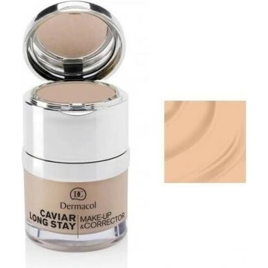 DERMACOL MAKE-UP with concealer CAVIAR FAIR 1×30 ml, makeup