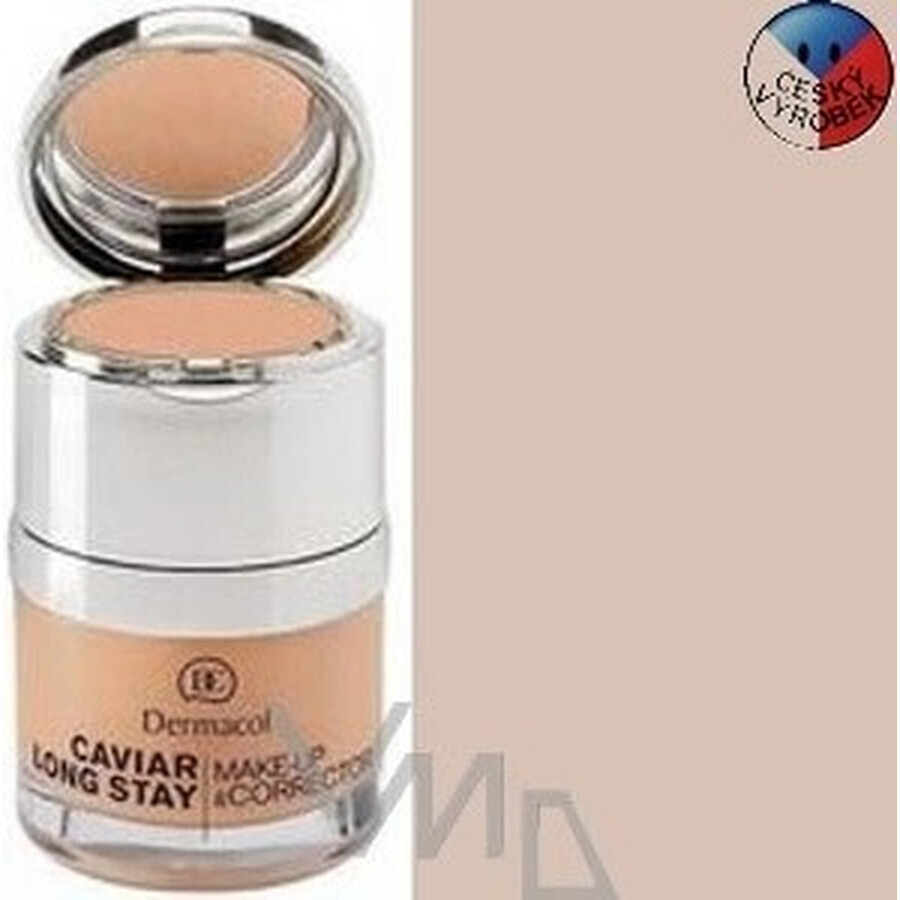 DERMACOL MAKE-UP with concealer CAVIAR FAIR 1×30 ml, makeup