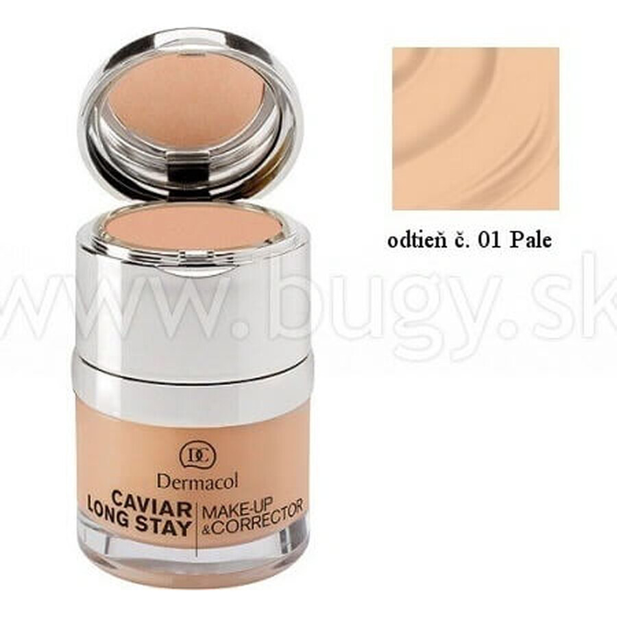 DERMACOL MAKE-UP with concealer CAVIAR FAIR 1×30 ml, makeup