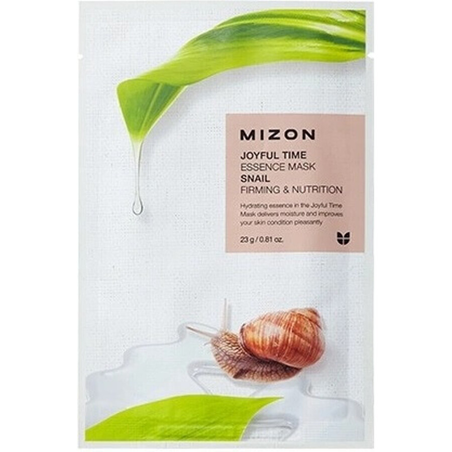 Mizon Joyful Time Essence Mask Snail 23 g / 1 foglio 1×23 g / 1 foglio