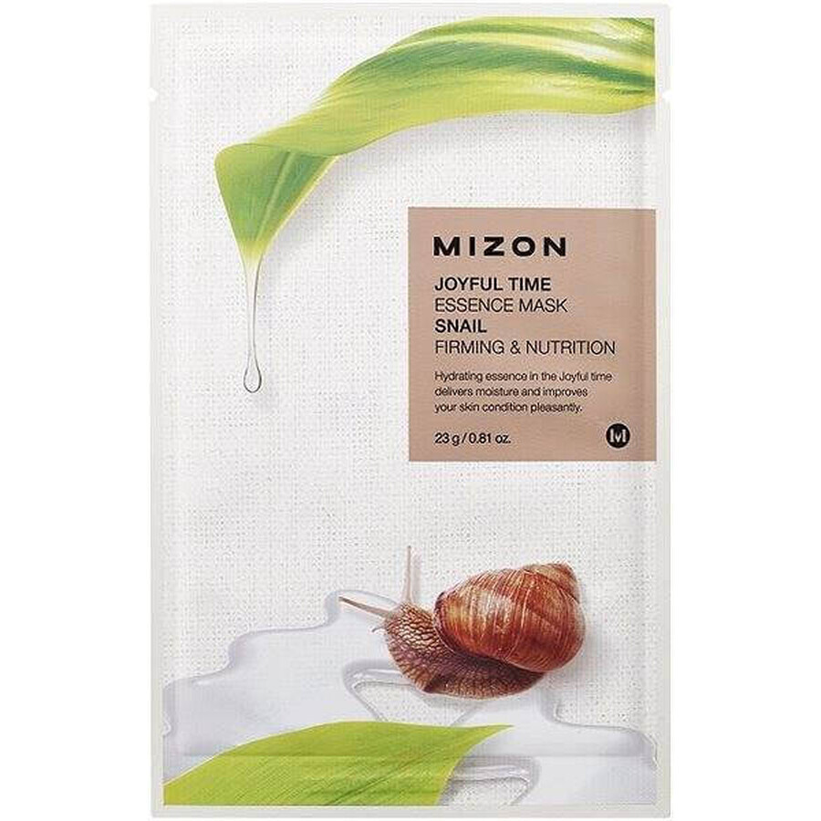 Mizon Joyful Time Essence Mask Snail 23 g / 1 foglio 1×23 g / 1 foglio