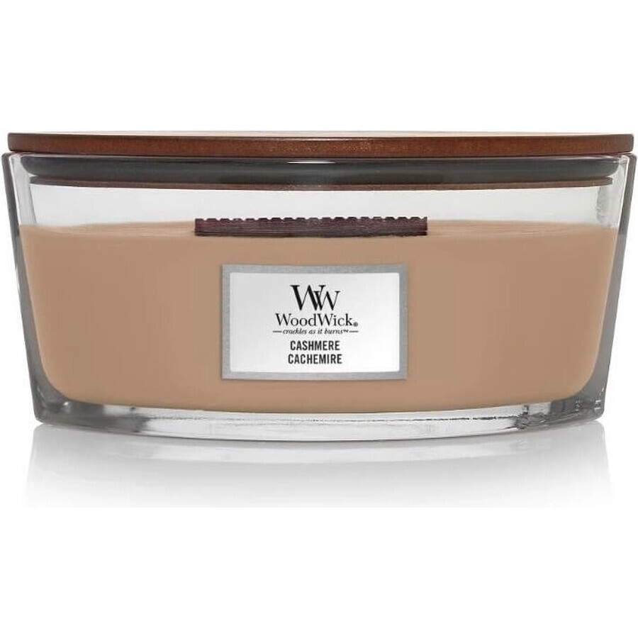 WoodWick Boat Evergreen Cashmere Evergreen Candle 1×453,6 g, candela profumata