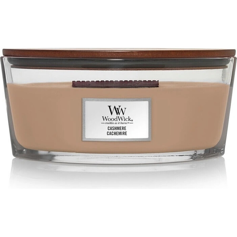 WoodWick Boat Evergreen Cashmere Evergreen Candle 1×453,6 g, candela profumata