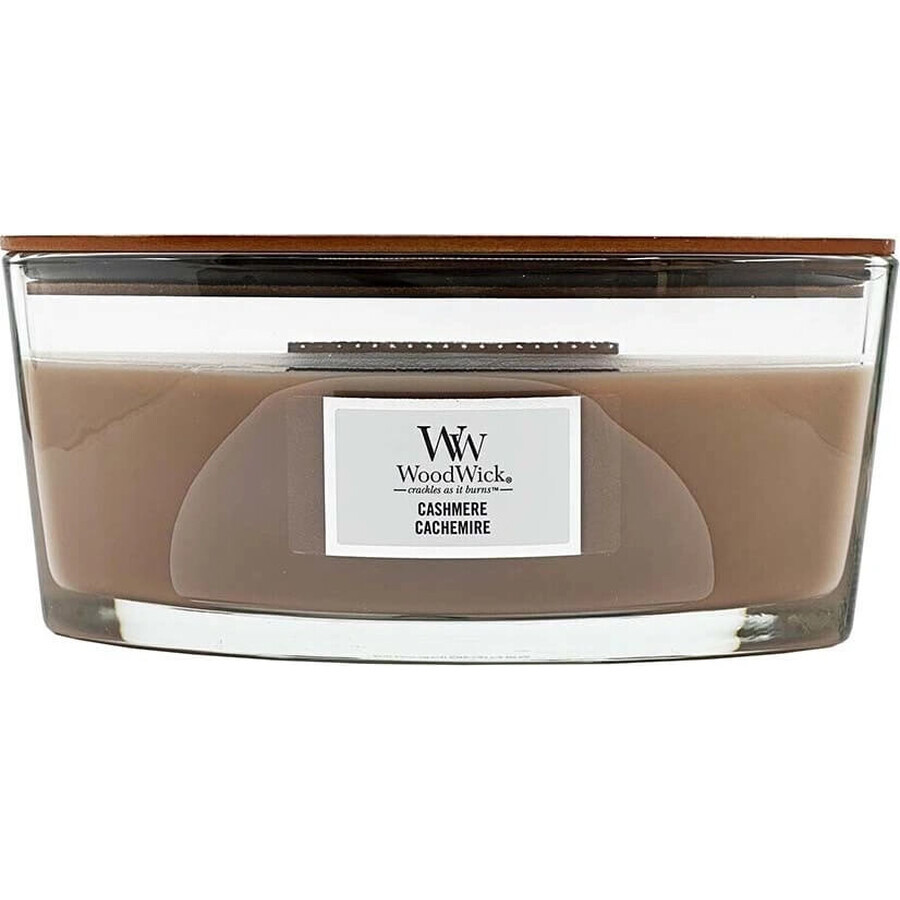 WoodWick Boat Evergreen Cashmere Evergreen Candle 1×453,6 g, candela profumata