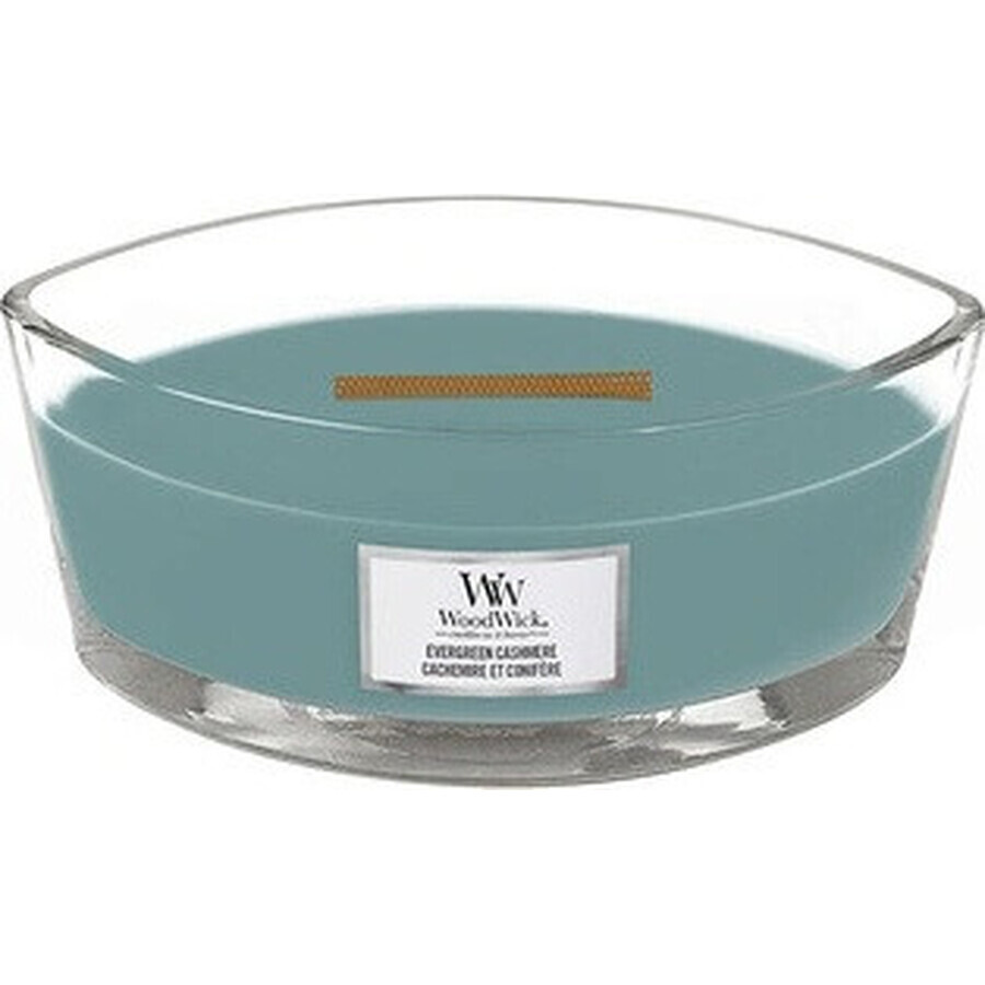 WoodWick Boat Evergreen Cashmere Evergreen Candle 1×453,6 g, candela profumata