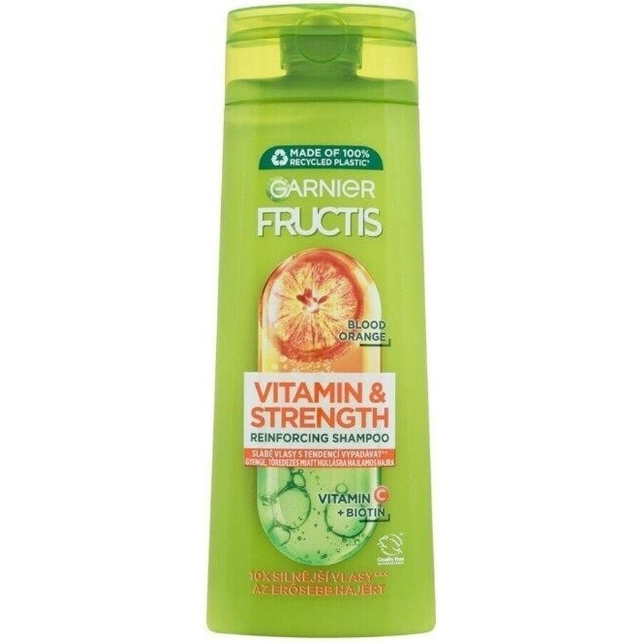 Garnier Fructis Champú Acondicionador Vitamina & Fuerza 250ml 1×250ml 1×250ml, Champú acondicionador