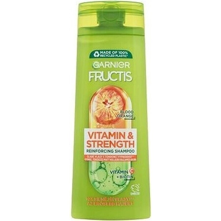 Garnier Fructis Champú Acondicionador Vitamina & Fuerza 250ml 1×250ml 1×250ml, Champú acondicionador