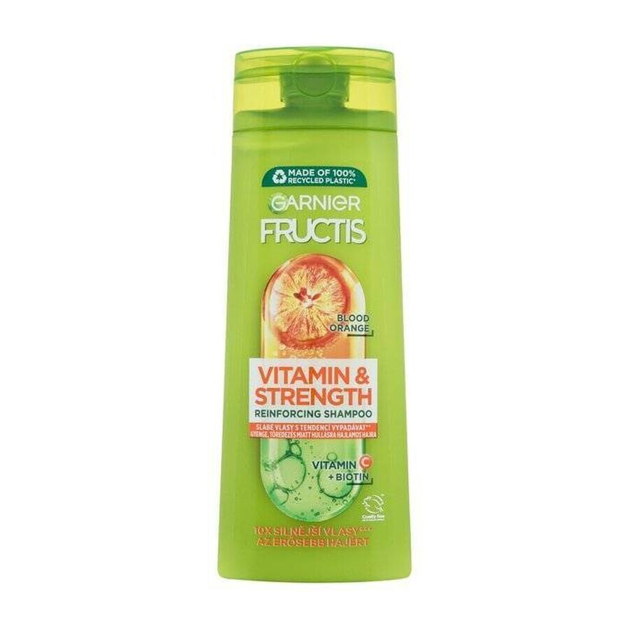 Garnier Fructis Champú Acondicionador Vitamina & Fuerza 250ml 1×250ml 1×250ml, Champú acondicionador