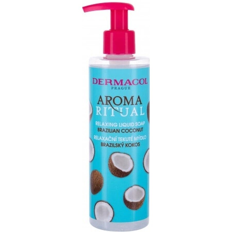 Dermacol Aroma Ritual Coconut Brazilian Liquid Soap 1×250 ml, aroma di cocco