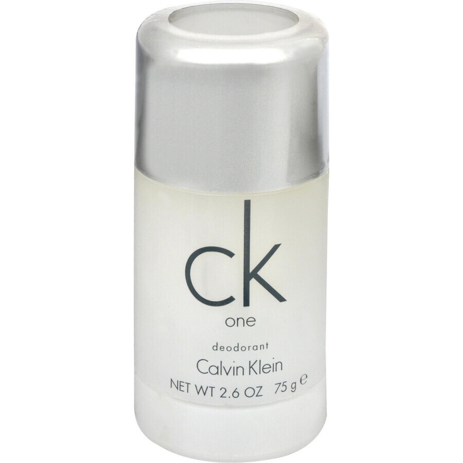 Calvin Klein One Tuhy Deo 75ml 1×75ml, festes Deodorant