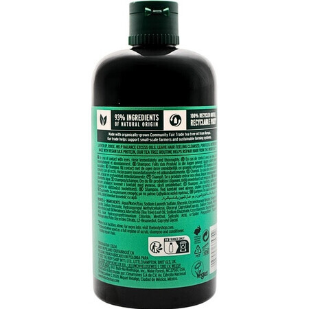 The Body Shop Shampoo für fettiges Haar Teebaum 1×400 ml, Shampoo