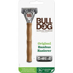 Rasiermesser Bulldog Bulldog Original Bamboo + 2 Ersatzköpfe Set 1×1, Rasiermesser + 2 Ersatzköpfe