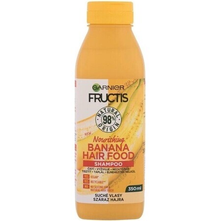 Garnier Fructis Hair Food Champú Plátano 1×350 ml, champú