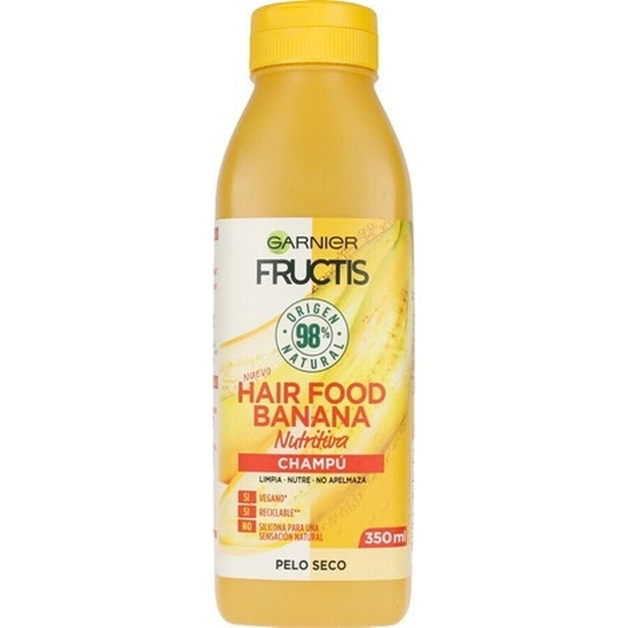 Garnier Fructis Hair Food Champú Plátano 1×350 ml, champú