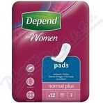 DEPEND NORMAL PLUS 1×12 pezzi, assorbenti per incontinenza 10×28 cm