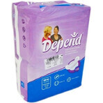 DEPEND NORMAL PLUS 1×12 pezzi, assorbenti per incontinenza 10×28 cm