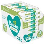 Pampers Sensitive Box Wipes Plastic Free 24x52pcs 24×52 pcs