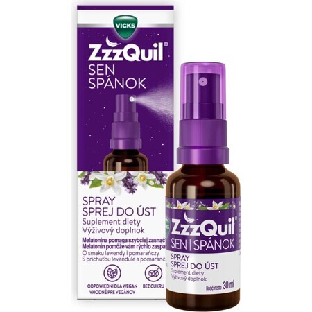 ZzzQuil®SPÁNOK Mundspray 1×30 ml, Nahrungsergänzungsmittel