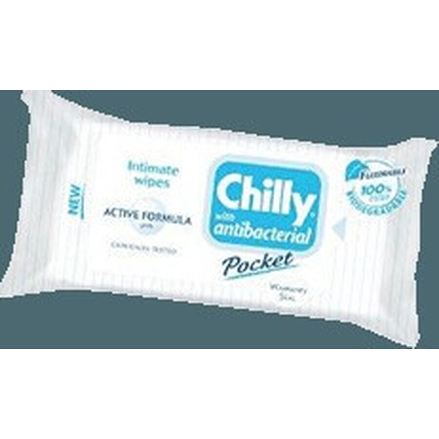 Chilly Șervețele antibacteriene 1×12 buc, șervețele