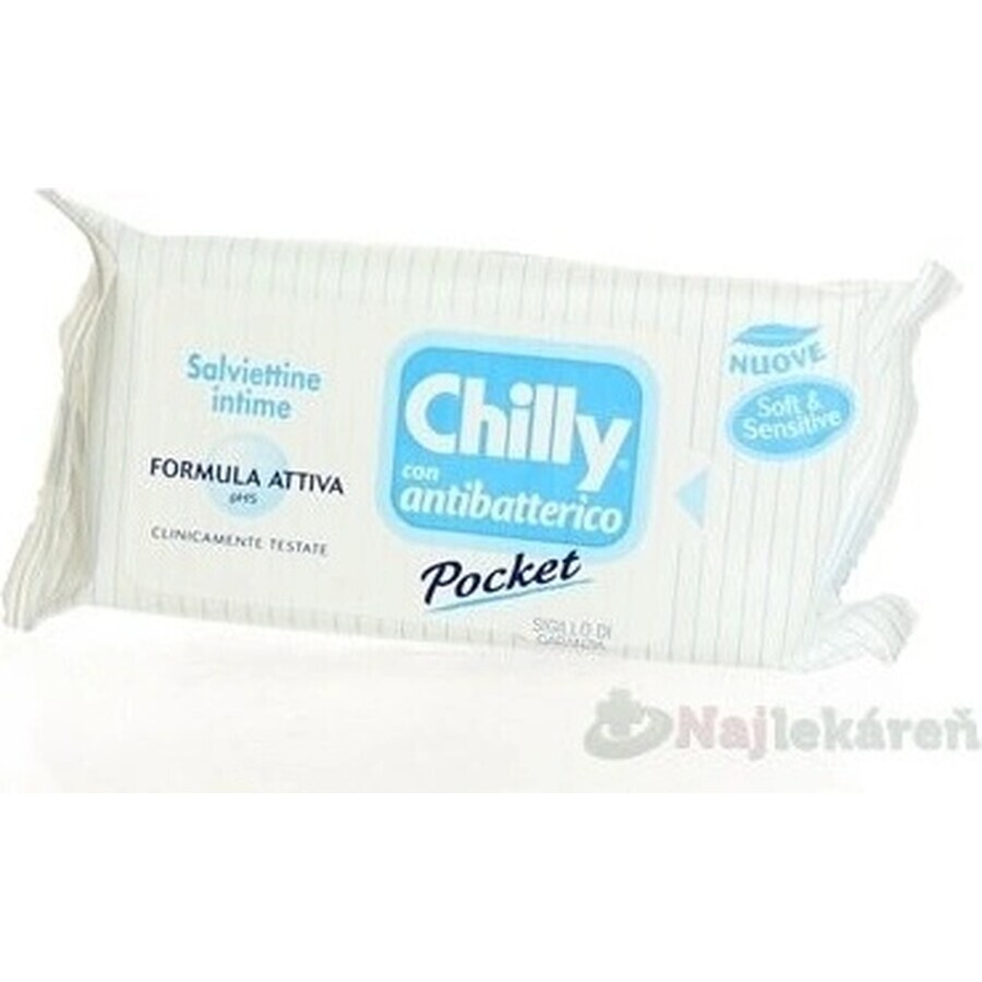 Chilly Șervețele antibacteriene 1×12 buc, șervețele