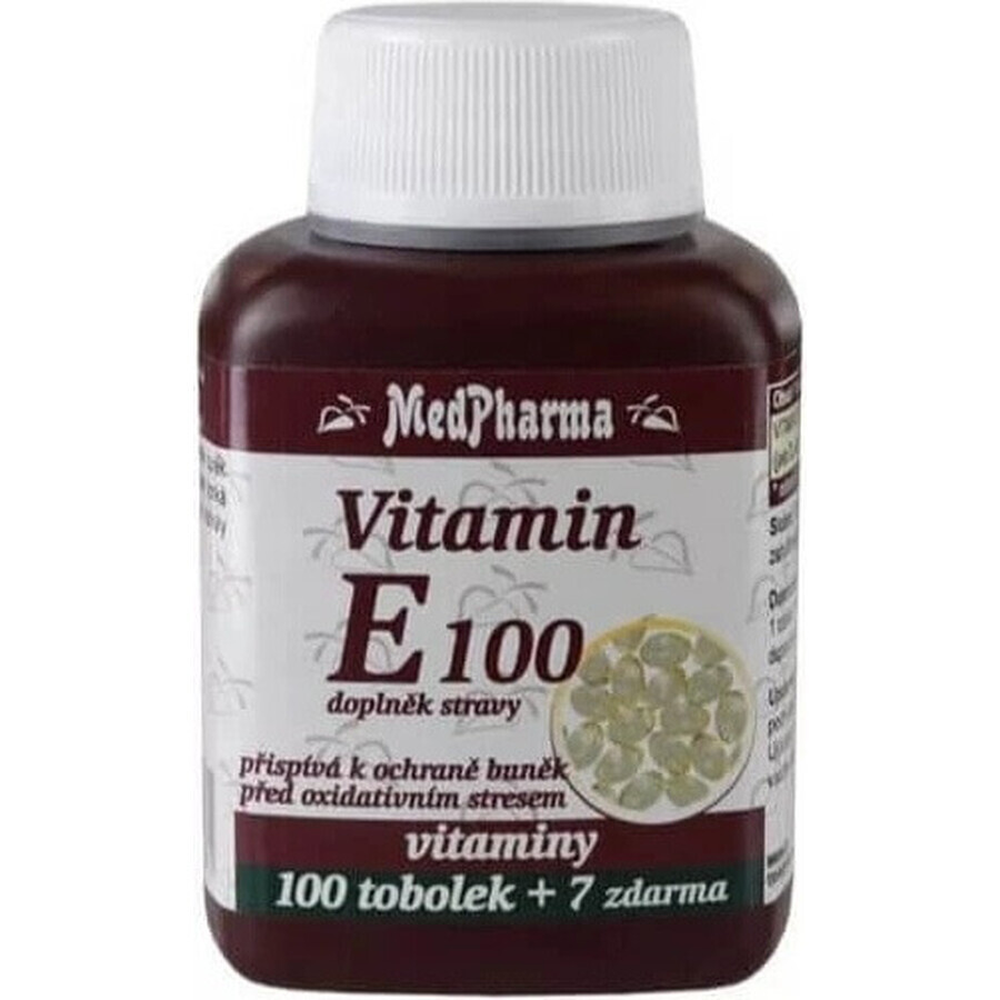 MedPharma VITAMINE E 100 1×107 cps, voedingssupplement