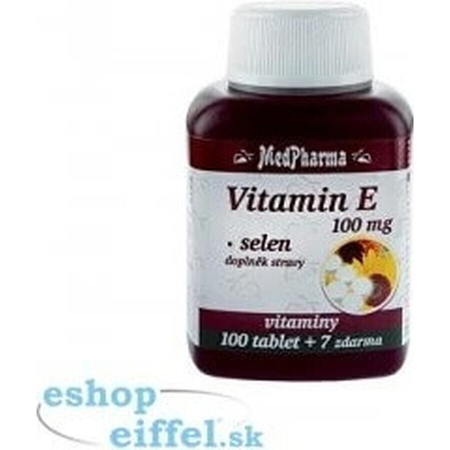 MedPharma VITAMINE E 100 1×107 cps, voedingssupplement