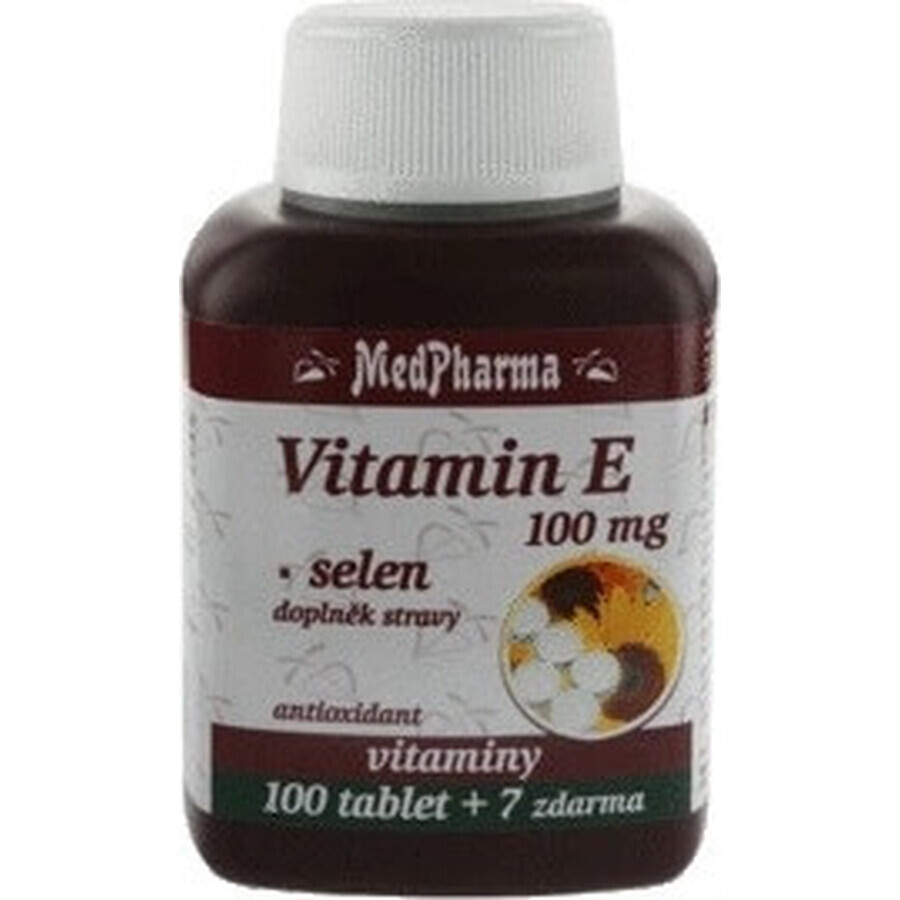 MedPharma VITAMINE E 100 1×107 cps, voedingssupplement