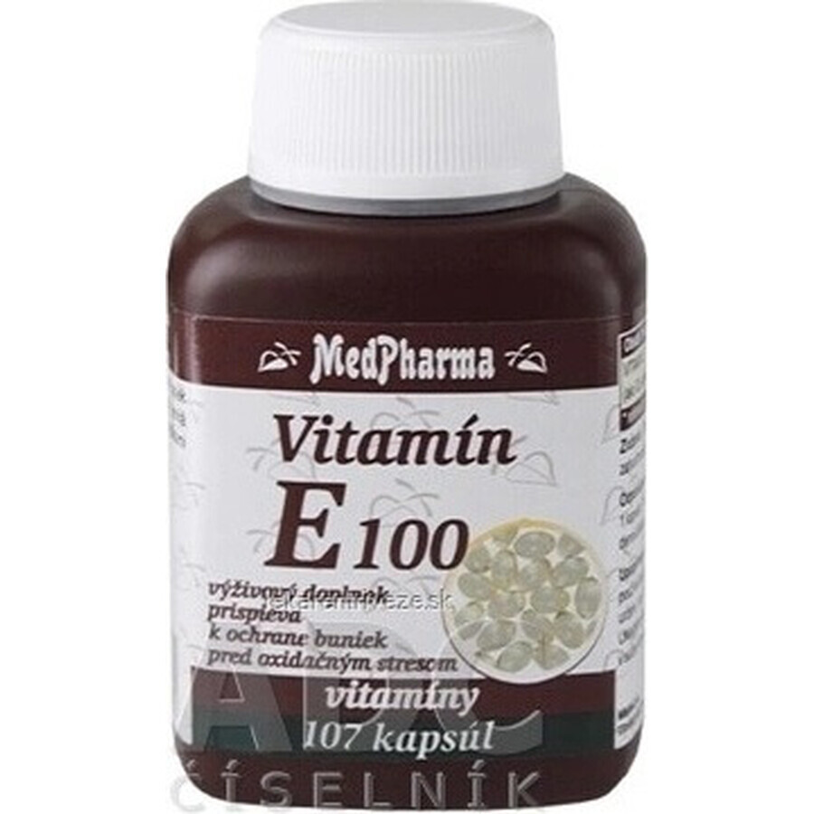 MedPharma VITAMINE E 100 1×107 cps, voedingssupplement